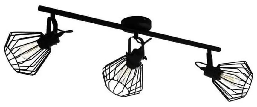 Φωτιστικό Οροφής-Σποτ Tabillano 98764 LS-3 Black Eglo Metal