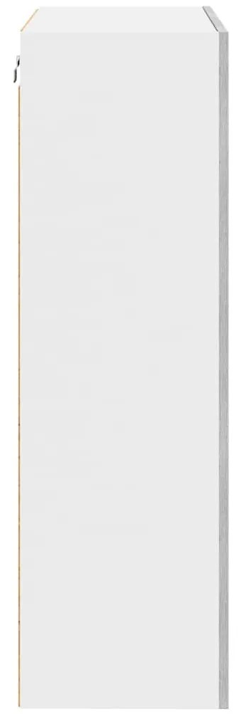 vidaXL Κρεμαστό ντουλάπι με αποθήκευση Γκρίζο Σονομα 60 x 31 x 100 εκ.