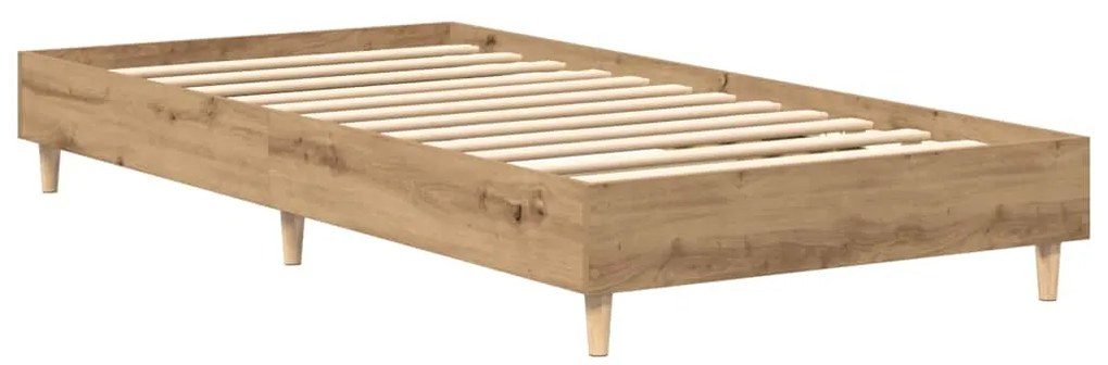 vidaXL Πλαίσιο κρεβατιού χωρίς στρώμα Artisan Oak 90x200 cm