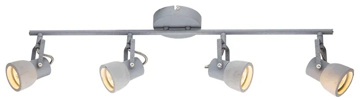 Φωτιστικό Επίτοιχο Aca MC171154 PEPPER Γκρι (Grey)