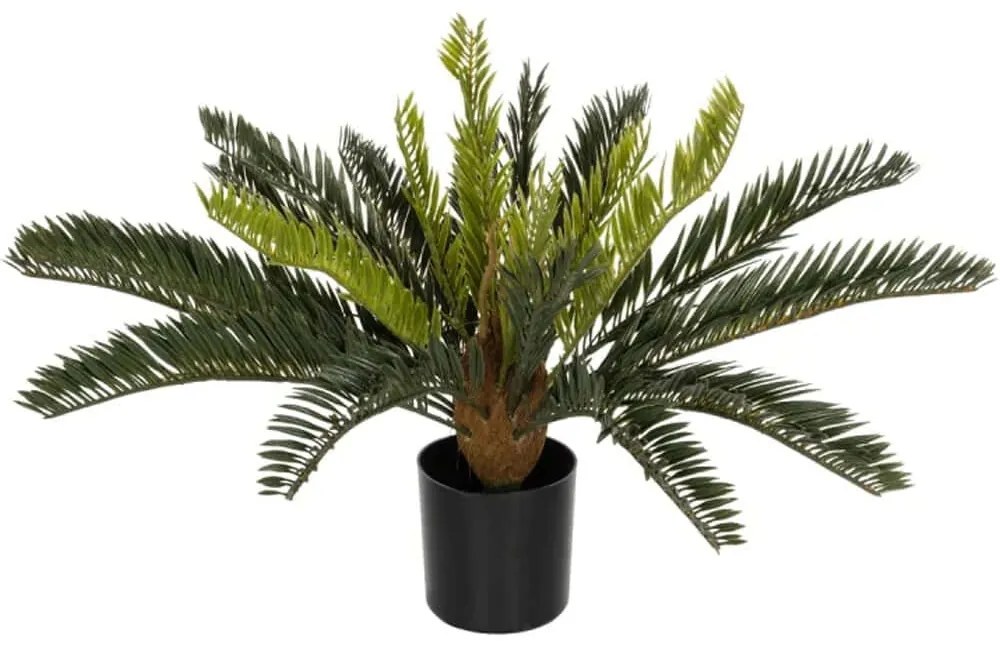 Τεχνητό Φυτό Cycas 21474 42cm Green-Brown GloboStar Πολυαιθυλένιο