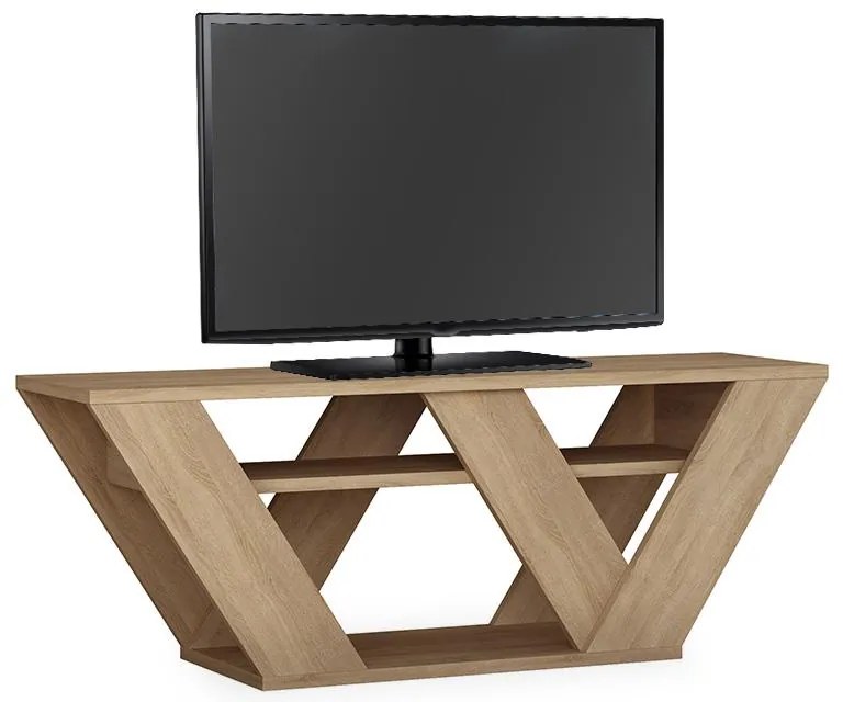 Έπιπλο τηλεόρασης Pipralla φυσικό 110x30x40εκ 110x30x40 εκ.