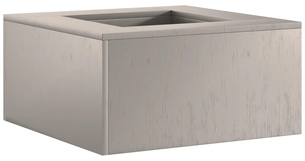vidaXL Τζάκι Τετράγωνο 60x60x30 εκ. από ατσάλι ανθεκτικό στις καιρικές συνθήκες
