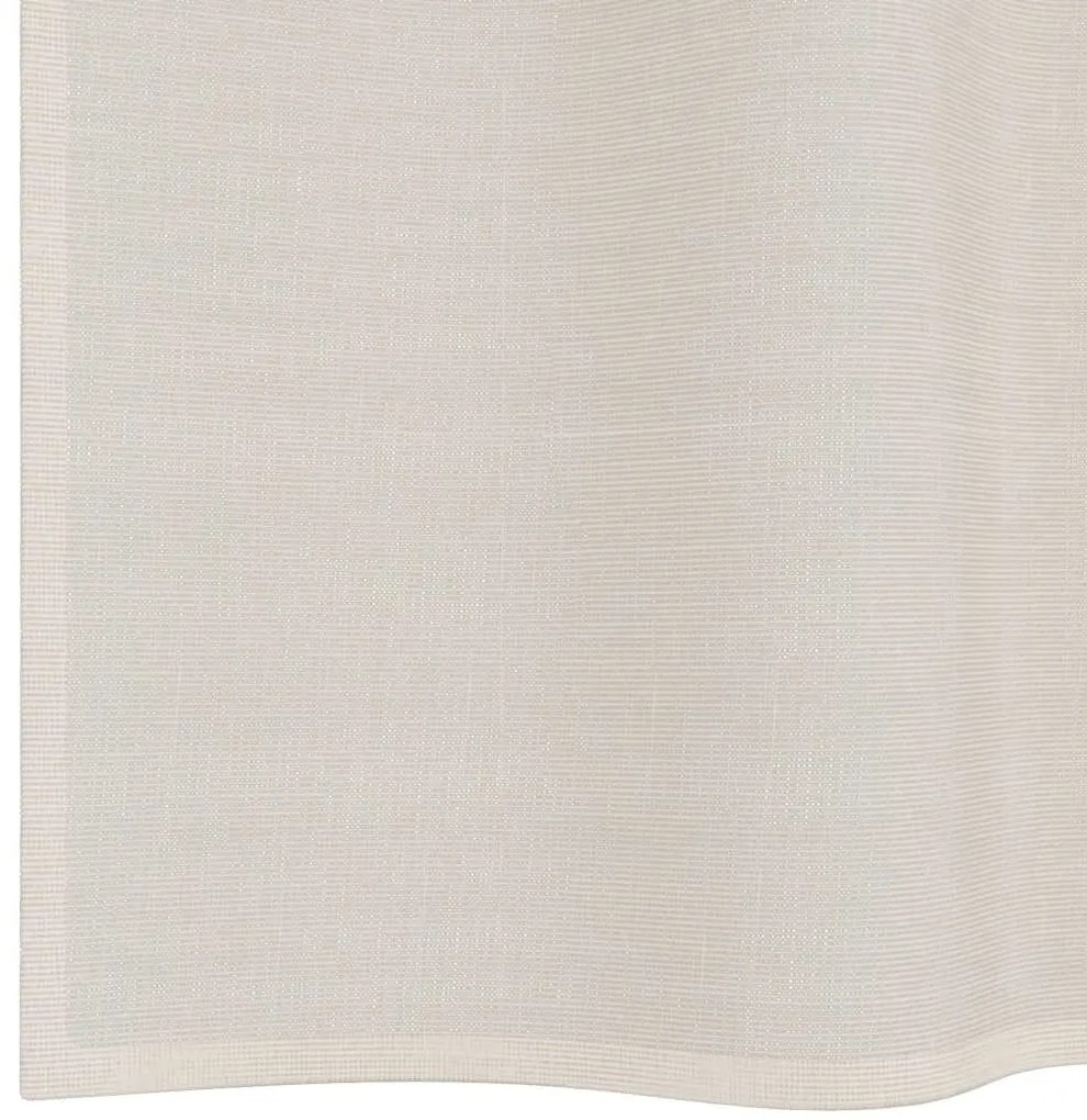 vidaXL Κουρτίνες Voile με ροδέλες 2 τεμάχια Κρεμ 140x175 εκ.