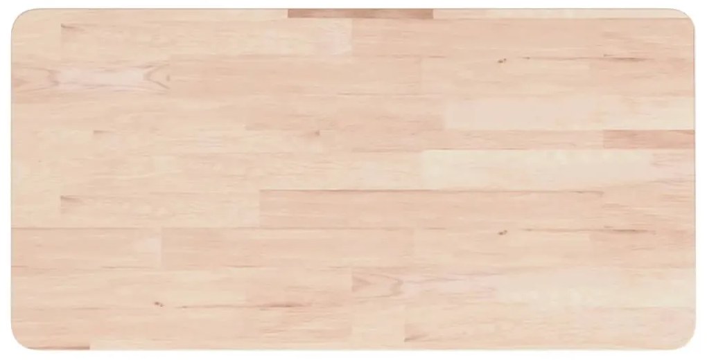 vidaXL Πάγκος Μπάνιου 80 x 40 x 1,5 εκ. από Ακατέργαστο Μασίφ Ξύλο