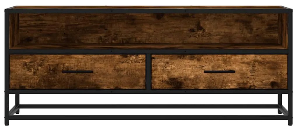ντουλάπι τηλεόρασης vidaXL Καπνιστή δρυς 100x34,5x40 cm