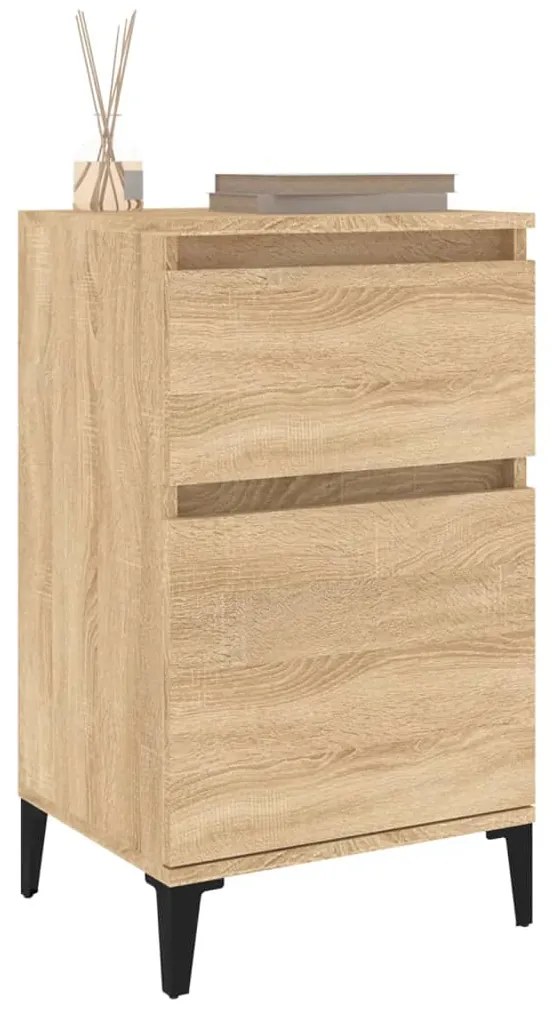 vidaXL Κομοδίνο Sonoma Δρυς 40x35x70 εκ.