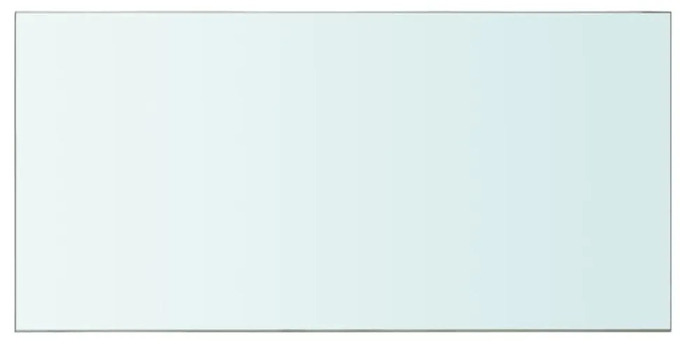 Ράφια Πάνελ 2 τεμ. Διάφανα 60 x 30 εκ. Γυάλινα - Διαφανές