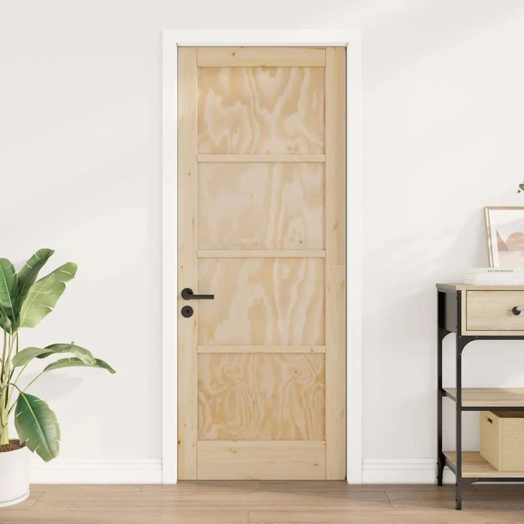 vidaXL Εσωτερική Πόρτα Καφέ 78 x 202 εκ. Κόντρα πλακέ