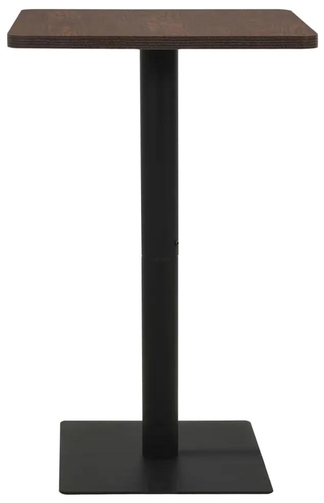 vidaXL Τραπέζι Bistro Σκούρο Σταχτί 78,5 x 78,5 x 107 εκ.