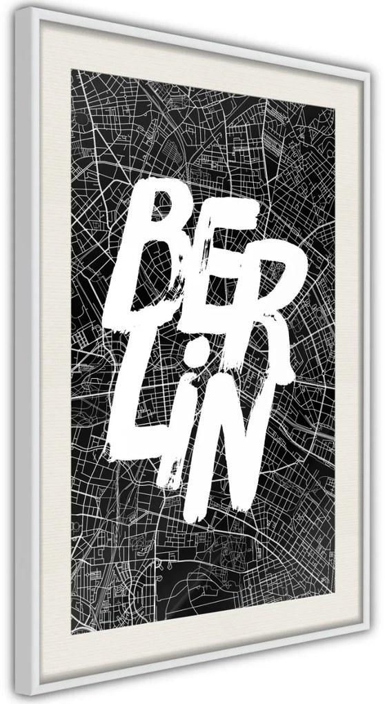 Αφίσα - Negative Berlin [Poster] - 20x30 - Χρυσό - Χωρίς πασπαρτού