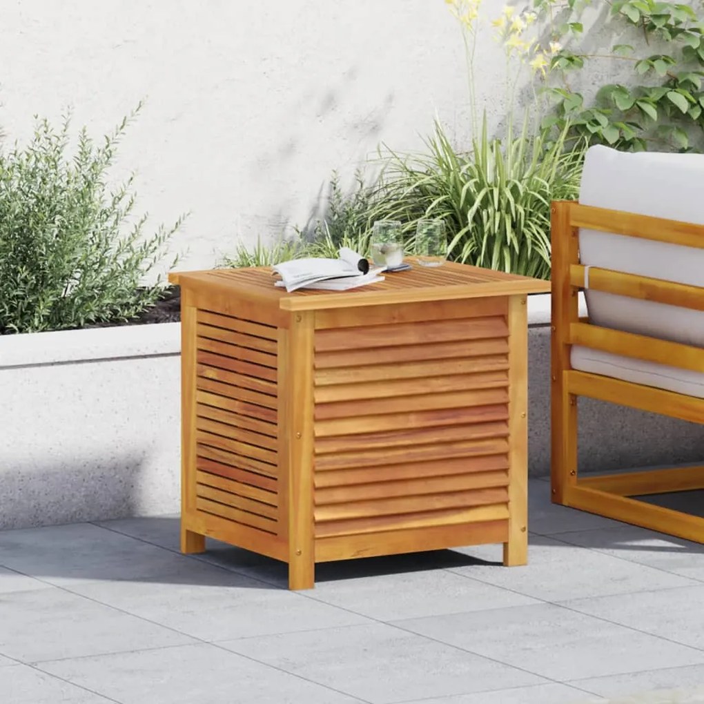 vidaXL Μπαούλο Αποθήκευσης Κήπου 60x50x56 εκ. από Μασίφ Ξύλο Ακακίας