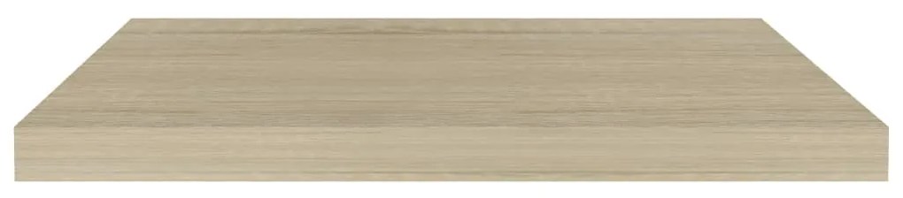 vidaXL Ράφι Τοίχου Χρώμα Δρυός 60x23,5x3,8 εκ. MDF