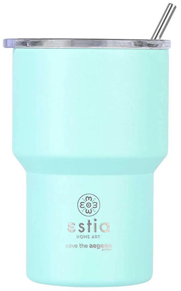 Ποτήρι Θερμός 400ml Estia Save The Aegean Bermuda Green