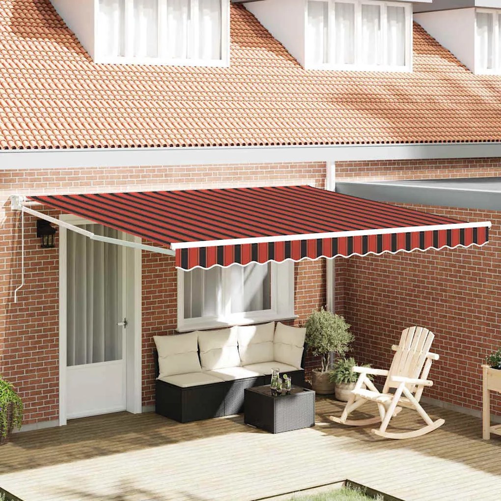 vidaXL Σκηνίτσα Αναδιπλούμενη with 400 x 350 εκ κίτρινο και πορτοκαλί