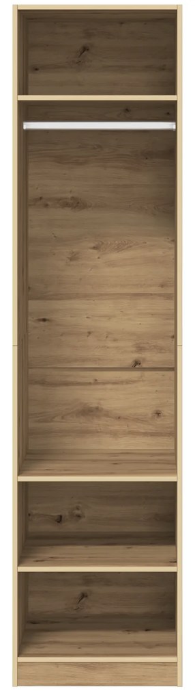 vidaXL Ντουλάπι artisan δρυς 50 x 50 x 200 εκ. Επεξεργασμένο ξύλο