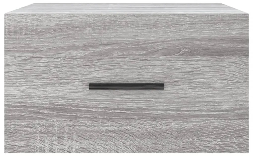vidaXL Κομοδίνα Επιτοίχια 2 τεμ. Γκρι Sonoma 35 x 35 x 20 εκ.