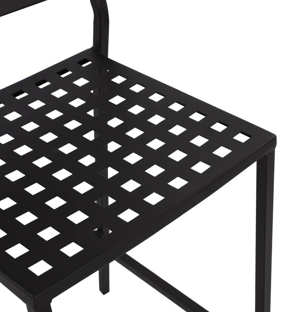 Σκαμπό Μπαρ OLYMPIAS C5528.01 Μαύρο Μεταλλικό 47x58x111 εκ. 47x58x111 εκ.