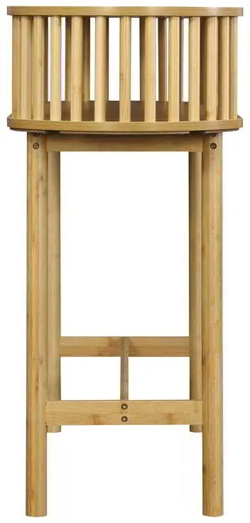 Κονσόλα Nodial pakoworld MDF/Bamboo σε φυσική απόχρωση 120x39x85εκ