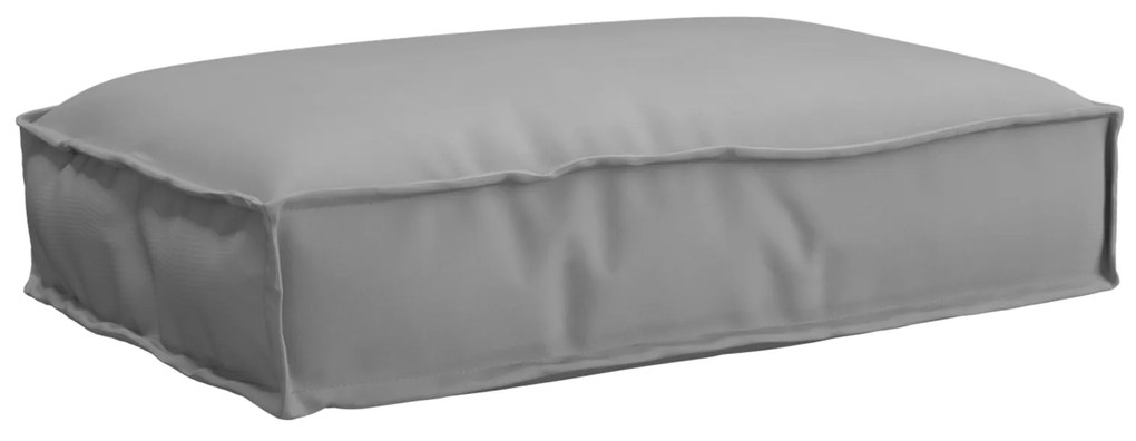 vidaXL Μαξιλάρι παλέτας για κάθισμα Γκρι 60 x 40 x 8 εκ. Ύφασμα Oxford