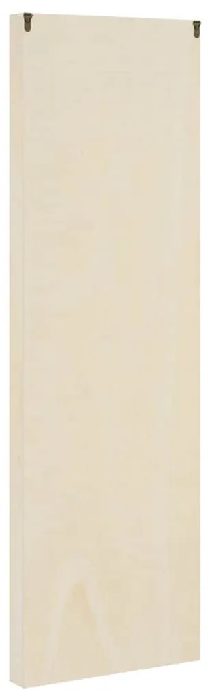 vidaXL Κάθετο Εκθετήριο Τοίχου με ράφι Επιτοίχιο Μπεζ 30 x 4,5 x 96 cm