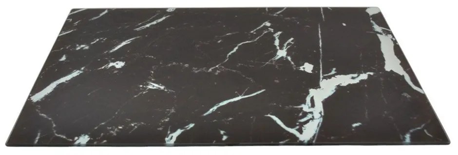 Επιφάνεια Κοπής 835409 40x30x0,4cm Black-Marble Ankor Γυαλί