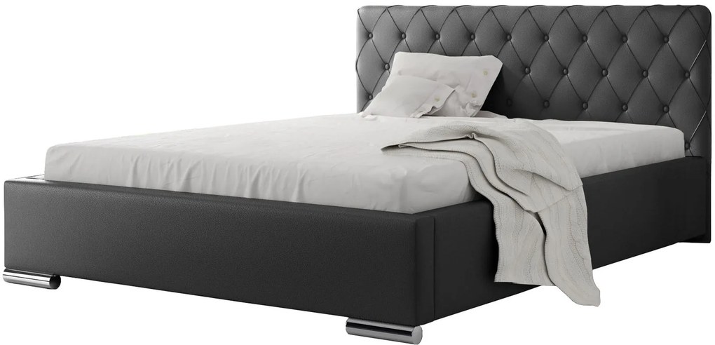 Επενδυμένο κρεβάτι Piura-Mauro-180 x 200