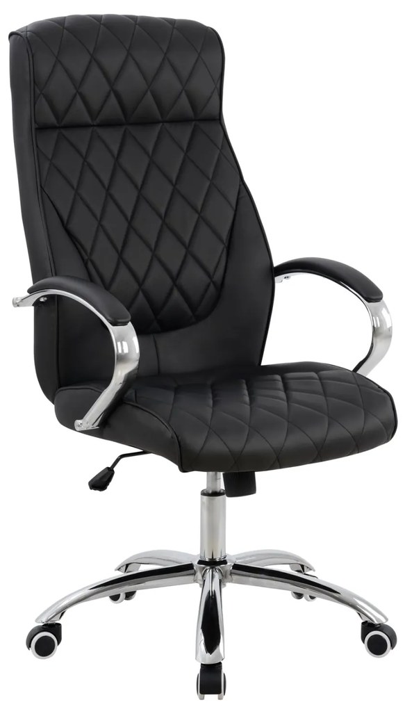 ΚΑΡΕΚΛΑ ΓΡΑΦΕΙΟΥ SHALY HM1098.01 ΜΑΥΡΗ 62x80x125cm