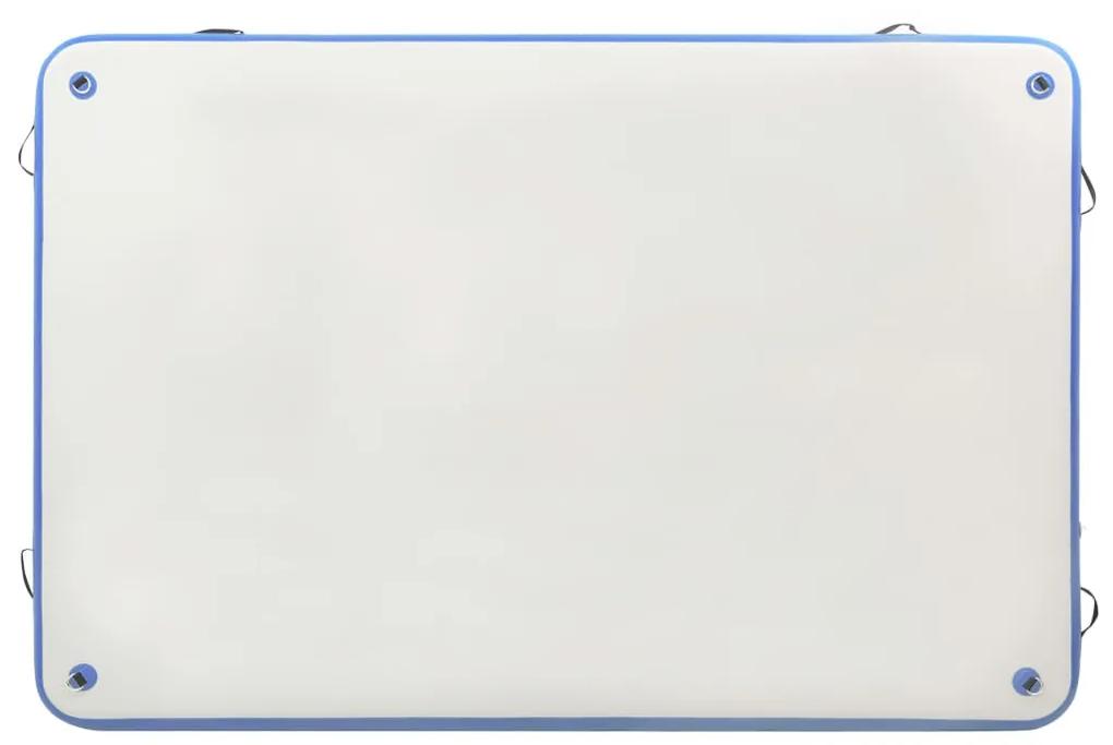 vidaXL Πλατφόρμα Φουσκωτή Πλωτή Μπλε / Λευκή 300 x 200 x 15 εκ.