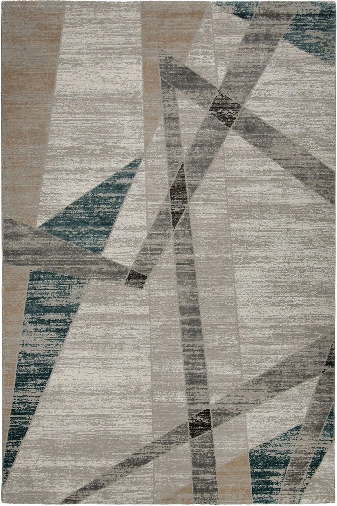 Χαλί Erozo 17507 U10 Cream-Blue Βιοκαρπέτ 200X290cm