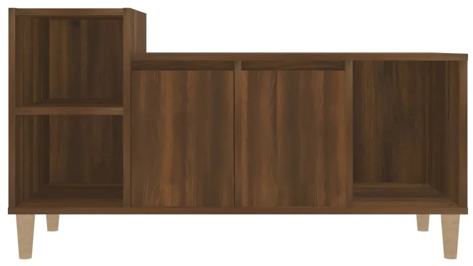 vidaXL Έπιπλο Τηλεόρασης Καφέ Δρυς 100x35x55 εκ. Επεξεργασμένο Ξύλο