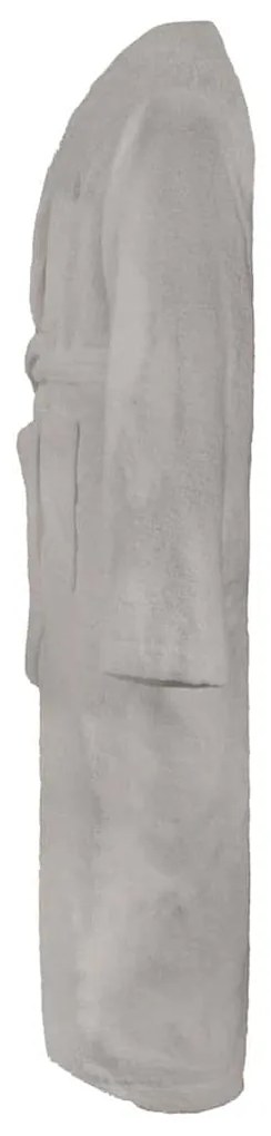 vidaXL Μπουρνούζι KINN Γκρι XXXL Βαμβάκι