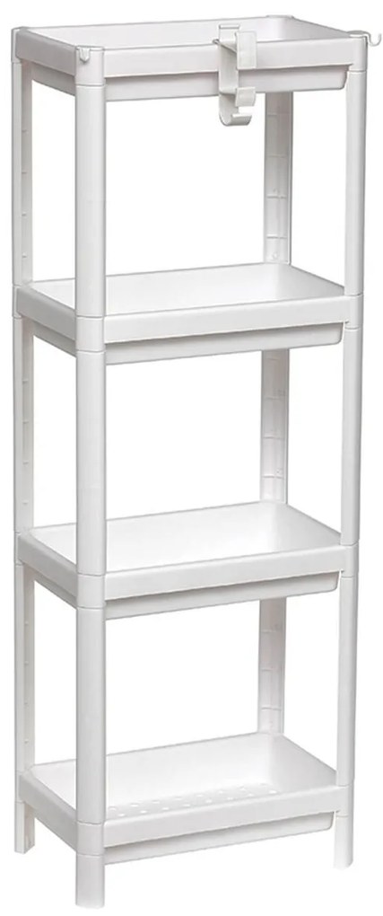 Ραφιέρα Δαπέδου 4 Θέσεων (35.5x23x100) T-D 98170100 White