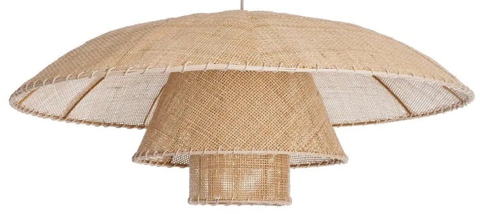 Φωτιστικό Οροφής Zora 02139 Φ80x32cm 1xE27 IP20 Beige GloboStar