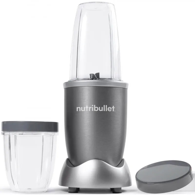 Μπλέντερ Nutribullet NB505DG, 500W, 20000rpm, 700/500ml, 6 λεπίδες, διακόπτης πάγου, γκρι