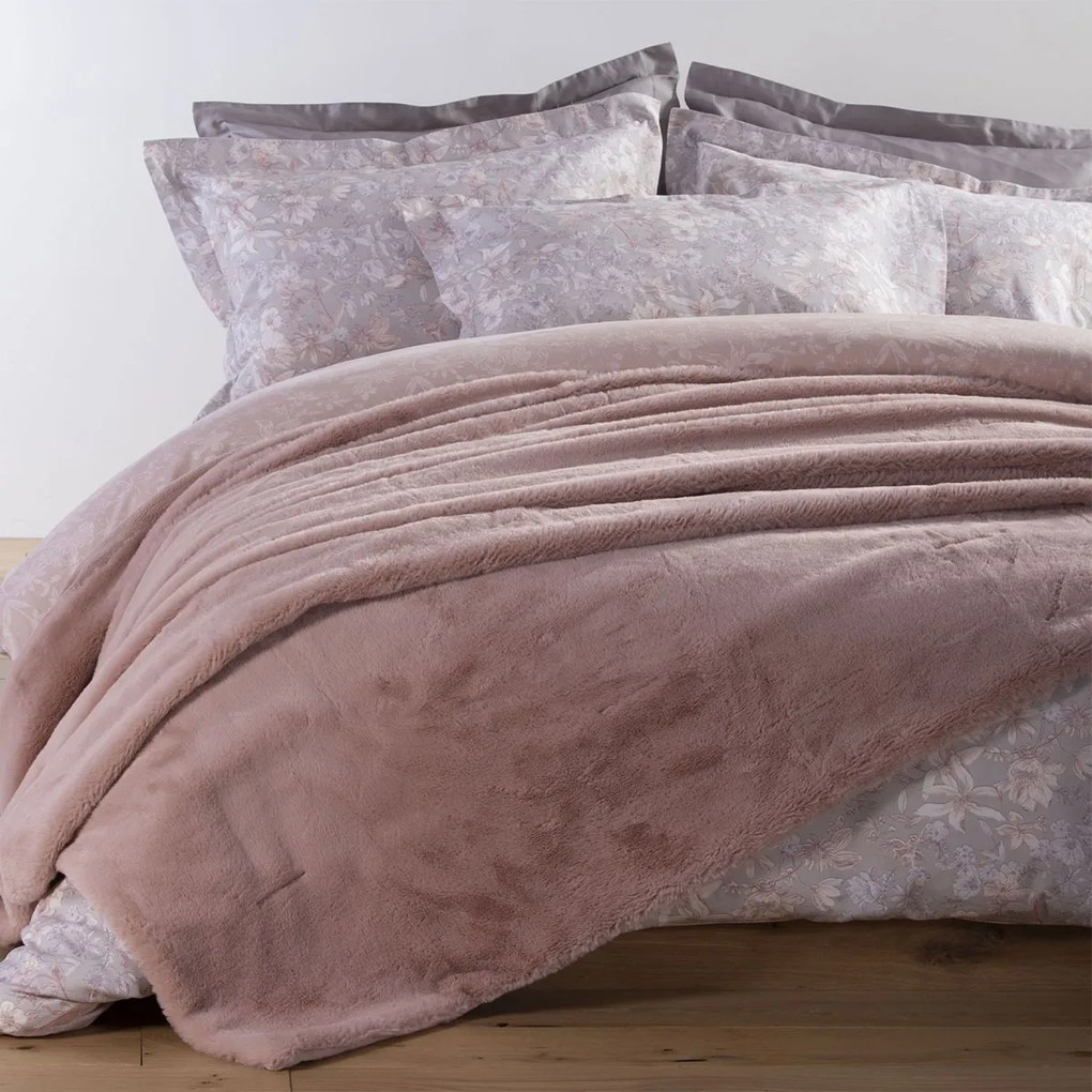 Κουβέρτα Γούνινη Υπέρδιπλη (220x240) Nef-Nef Homeware Warmer Pink