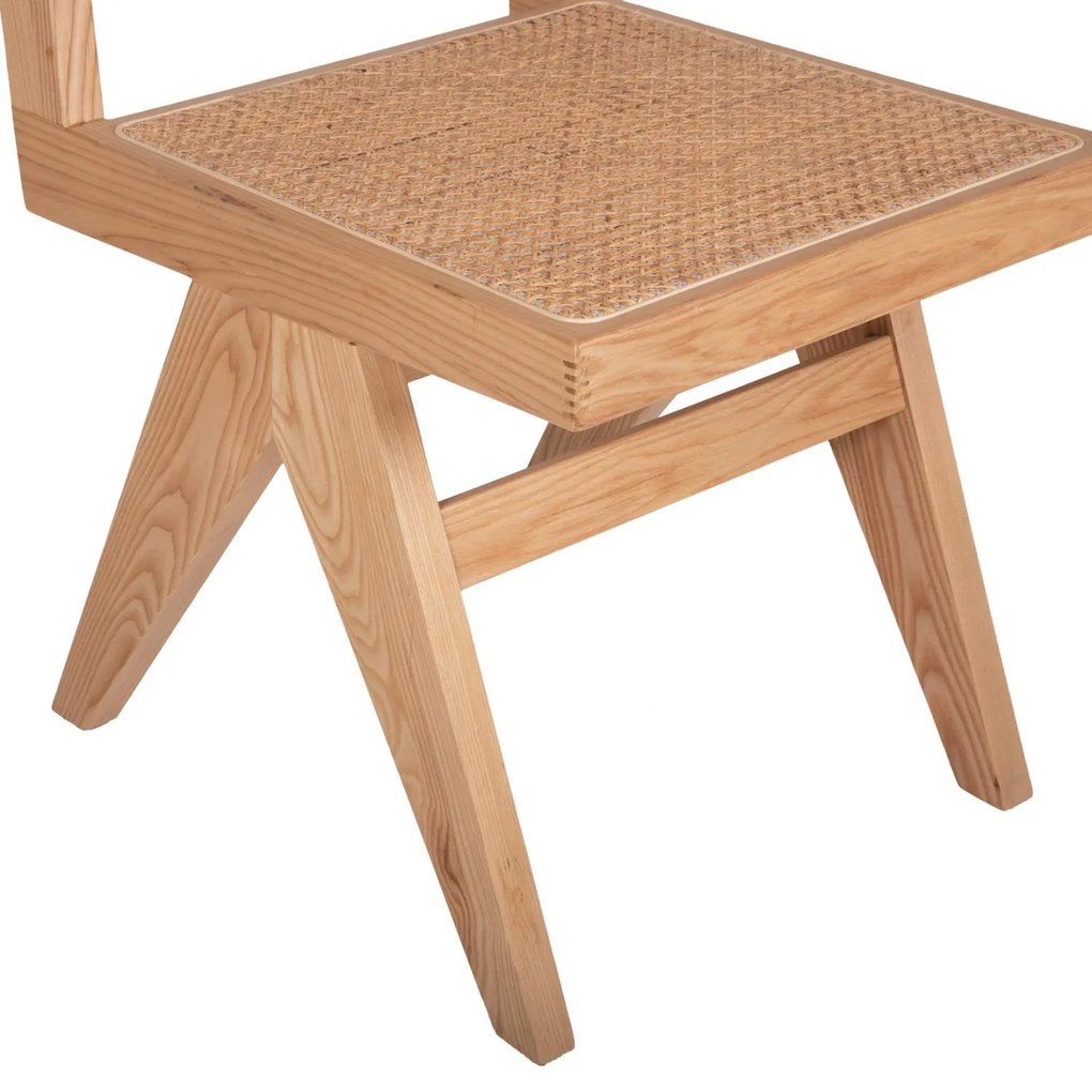 Καρέκλα FREDRIK Ξύλο Φράξινου και Rattan Φυσικό 45x55,5x83Υεκ. 45x55.5x83 εκ.