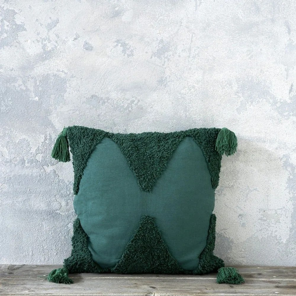 Μαξιλάρι Διακοσμητικό (Με Γέμιση) Amadeo Dark Green Nima 45X45 100% Cotton