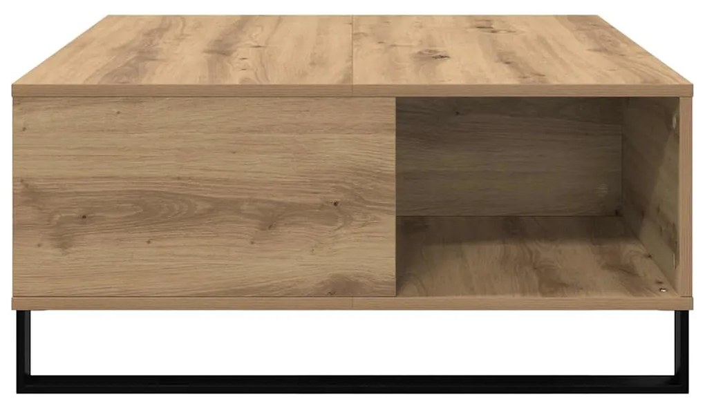 vidaXL Τραπεζάκι σαλονιού artisan δρυς 80 x 80 x 36.5 εκ