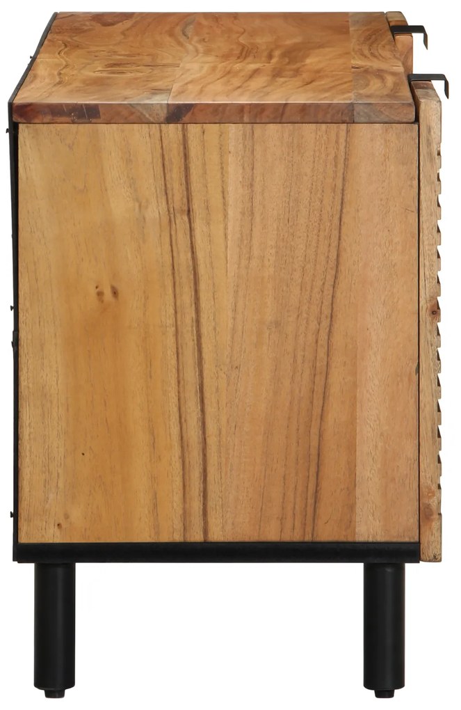 vidaXL Ντουλάπι τηλεόρασης 105x33,5x46 εκ. Μασίφ ξύλο ακακίας