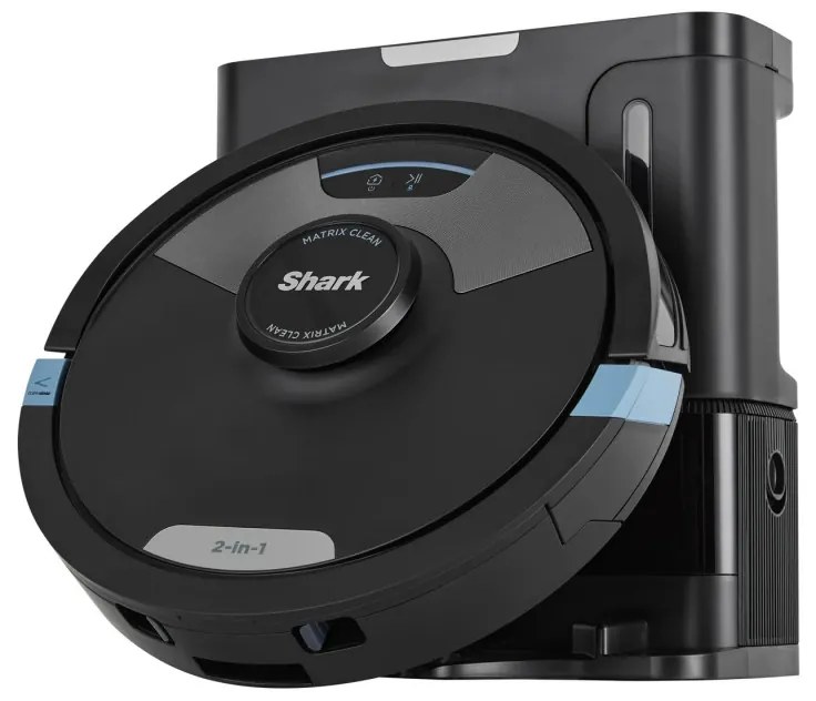 Ρομποτική ηλεκτρική σκούπα Shark Matrix Plus RV2620WAEU, 650 W, 0.3 l, 360 LiDAR, Αυτονομία έως 110 λεπτά, Matrix Clean, Μαύρο