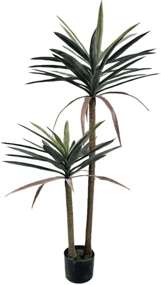 Τεχνητό Δέντρο Dracaena Palm 316-000039 125cm Green Inart Πολυπροπυλένιο