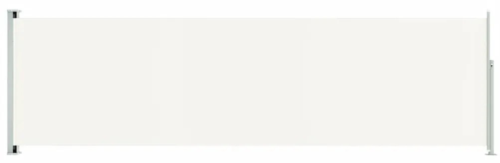 vidaXL Σκίαστρο Βεράντας Πλαϊνό Συρόμενο Κρεμ 180 x 600 εκ.