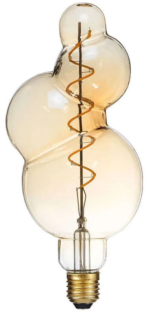 Λαμπτήρας Led Bubbles 99021 Φ10x24cm E27 6W 420lm Dimmable 2200K Honey Globostar 6W