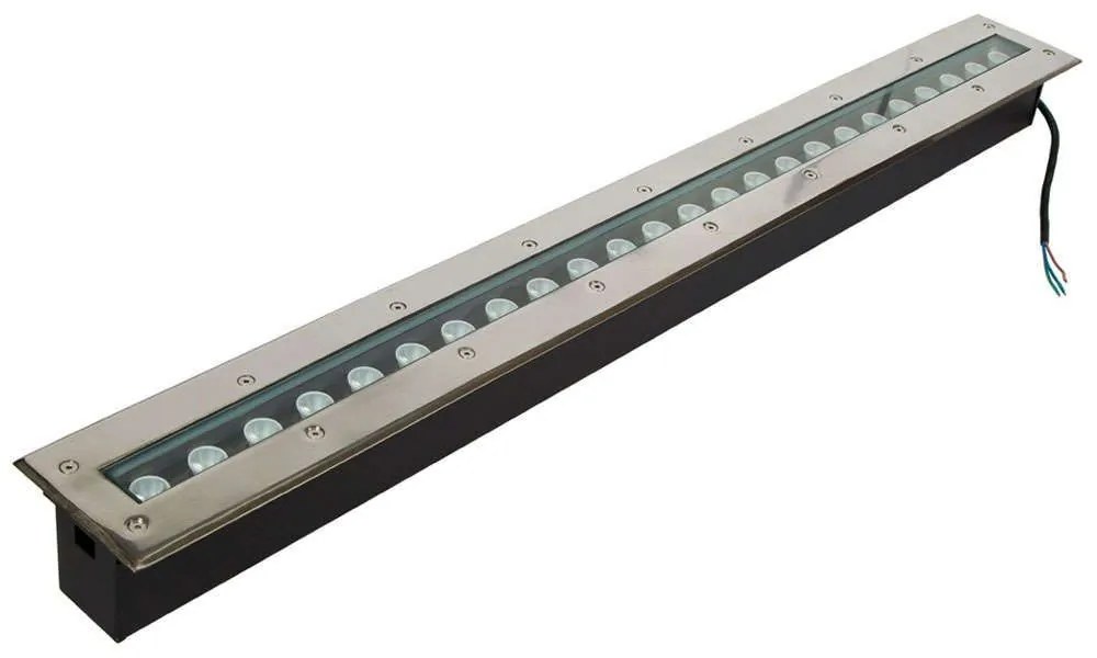 Προβολέας-WallWasher Χωνευτός VK/02016R/C/100 100x11x6,5cm Led 2150Lm 24W 4000K IP67 Grey VKLed