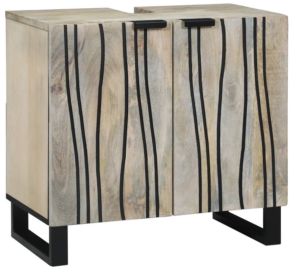 vidaXL Σετ Επίπλων Μπάνιου με συρτάρι 3 pcs Λευκό 38 x 33 x 160 εκ.