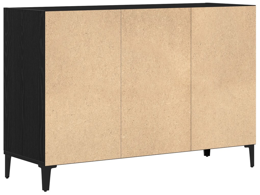 vidaXL Μπουφές Μαύρο Δρυς 103,5x35x70 εκ. Ξύλο Επεξεργασμένο