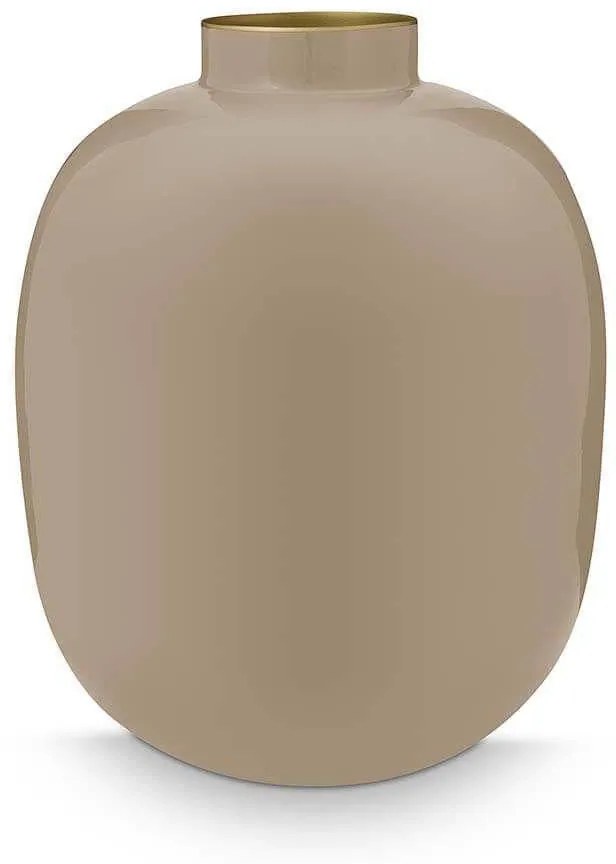 ΜΕΤΑΛΛΙΚΟ ΒΑΖΟ 32cm PIP STUDIO - KHAKI 51102064