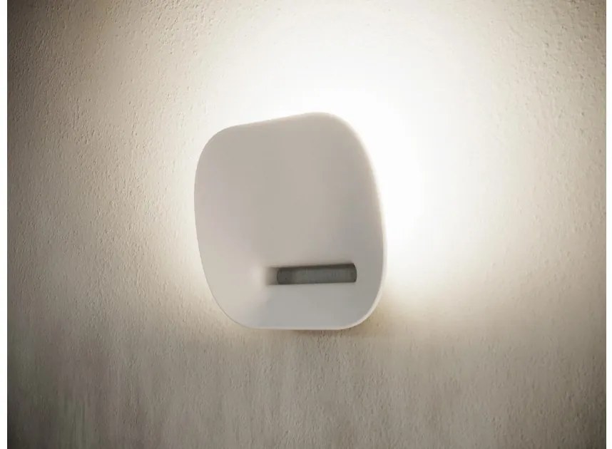 Απλίκα Φωτιστικό Τοίχου LED 8W Λευκό Κεραμικό Εμαγιέ Moonlight W1 11C61000113001 Prandina-1C61000113001-Λευκό 1C61000113001
