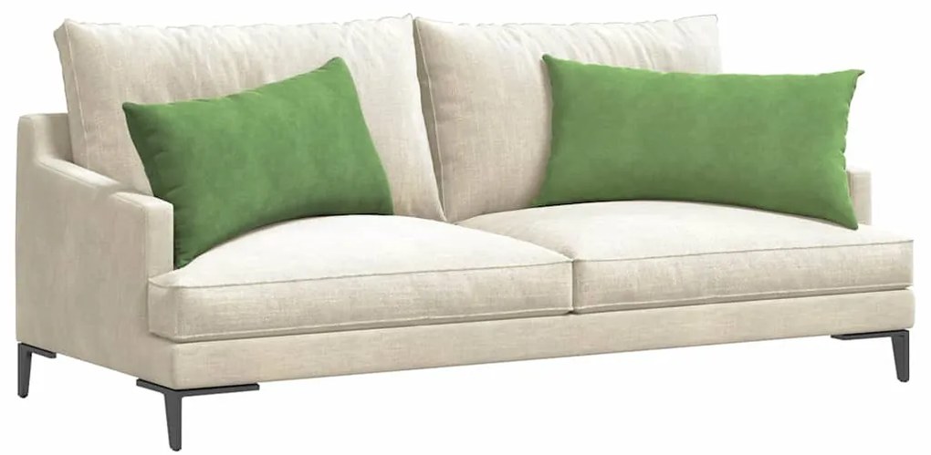 vidaXL Μαξιλάρι Καναπέ 2 pcs Ανοιχτό Πράσινο 80 x 40 cm